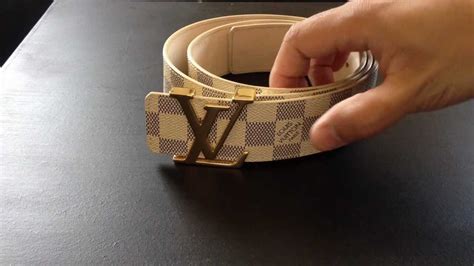 louis vuitton fake belt white|louis vuitton real belt.